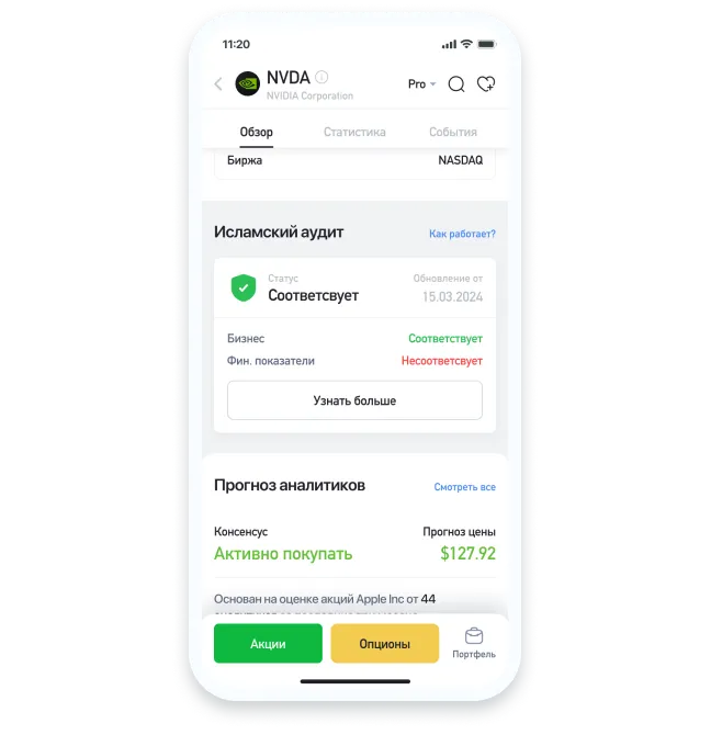 халял инвестиции