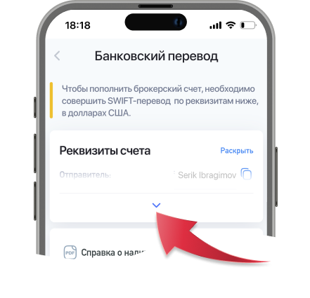 Инструкция: Как пополнить брокерский счет через приложение bcc.kz