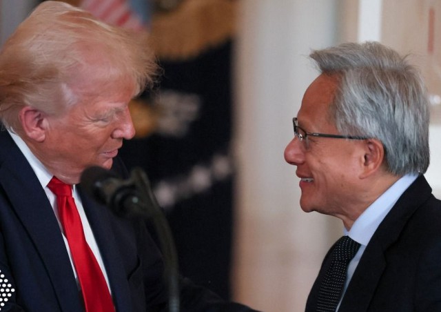 Nvidia на пике: встреча с Трампом, сделки с Palantir и Nokia