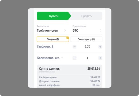 Продвинутые ордера Investlink: лимит, стоп и трейлинг Investlink advanced orders: limit, stop and trailing