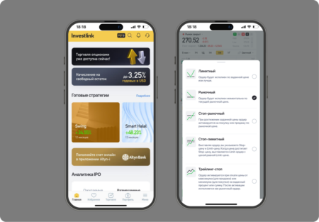 Продвинутые ордера Investlink: лимит, стоп и трейлинг Investlink advanced orders: limit, stop and trailing