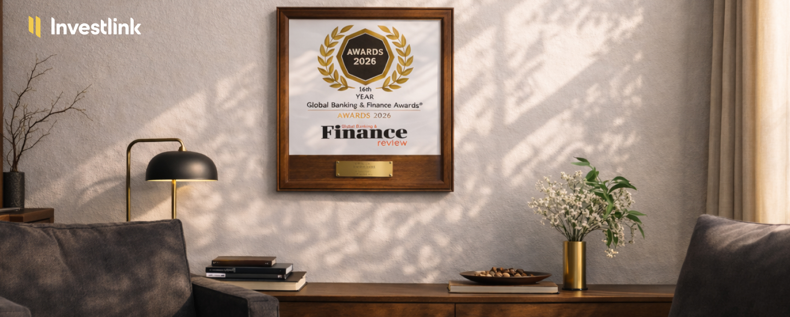 🏆 Investlink признан Лучшей новой мобильной wealth-платформой 2026 года в Казахстане